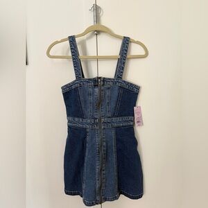 Target Mini denim dress with pockets!